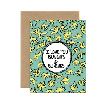 Tiny and Snail I Love You Bunches Card