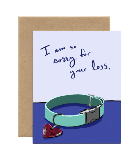 Tiny and Snail So Sorry For Your Loss Pet Card