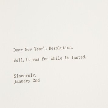 Sapling Press - SAP Dear New Year’s Resolution