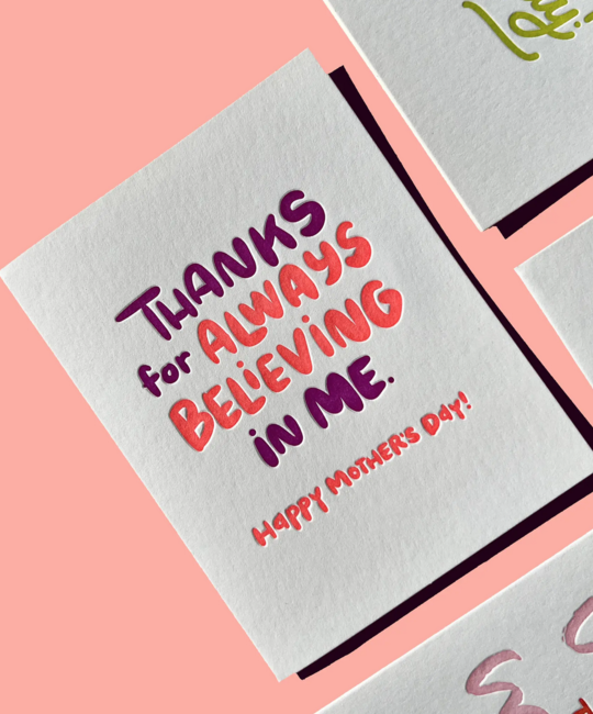Ink Meets Paper - IMP Believing in Me Mother's Day Card
