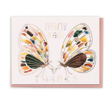 Small Adventure - SMA Many Thanks Moths Thank You Card