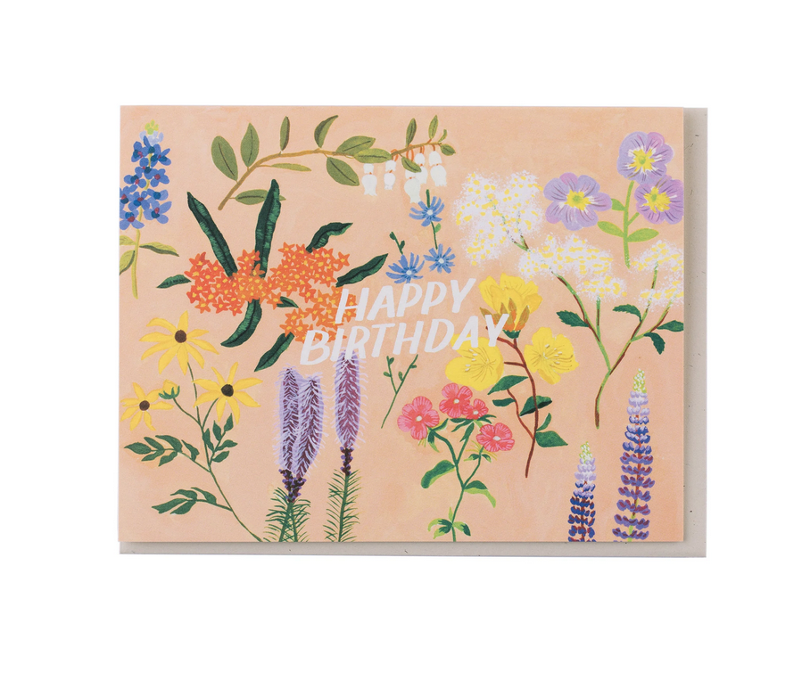 Small Adventure - SMA Pink Floral Birthday Card