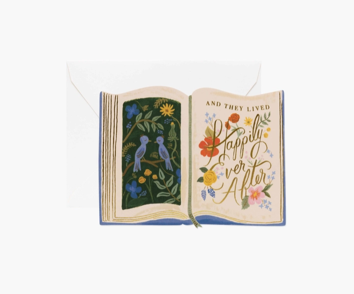 Rifle Paper Co - RP Rifle Paper Co - Happily Ever After (Book) Card