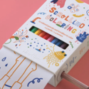 Scrollino Scrollino Coloring + Color Pencil Set