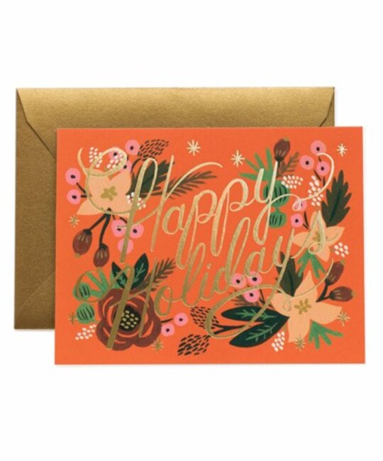 Rifle Paper Co - RP RP NSHO - Poinsettia Holiday, Set of 8