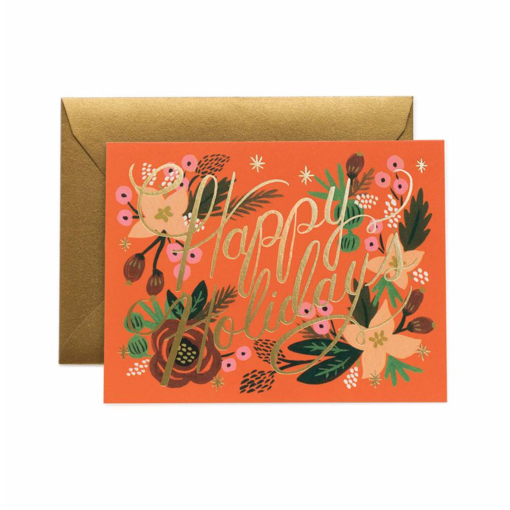Rifle Paper Co - RP Rifle Paper Co - Poinsettia Holiday Card