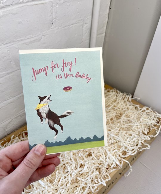 Yeppie Paper - YP Jumping Dog Birthday Card