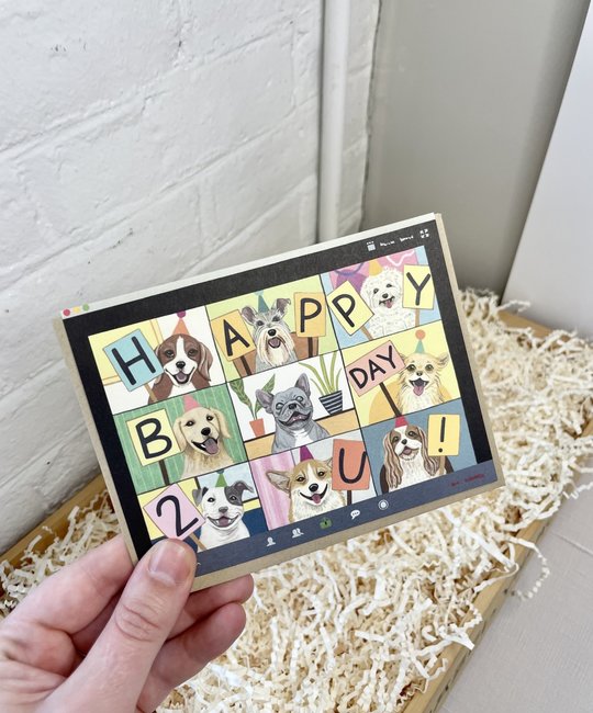 Yeppie Paper - YP Dog Birthday Zoom Card