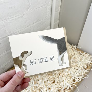 Yeppie Paper - YP Dogs Just Saying Hi Card
