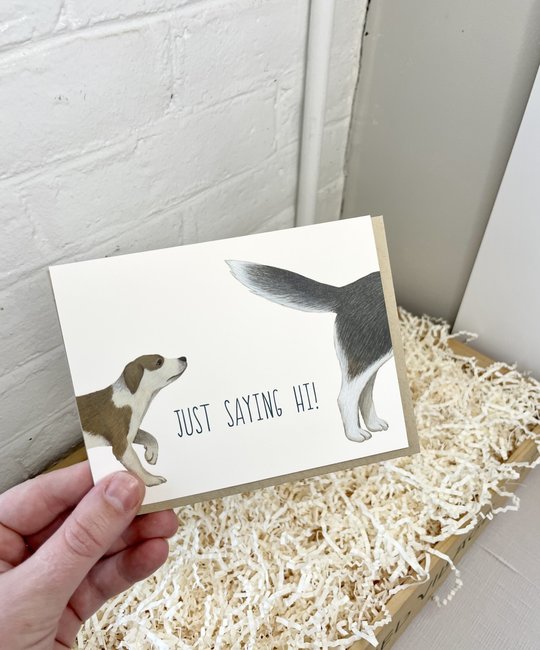 Yeppie Paper - YP Dogs Just Saying Hi Card