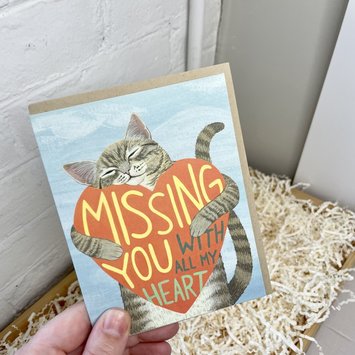 Yeppie Paper - YP Missing You Cat Card