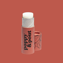 Poppy & Pout - PAP 100% Natural Pomegranate Peach  Lip Balm