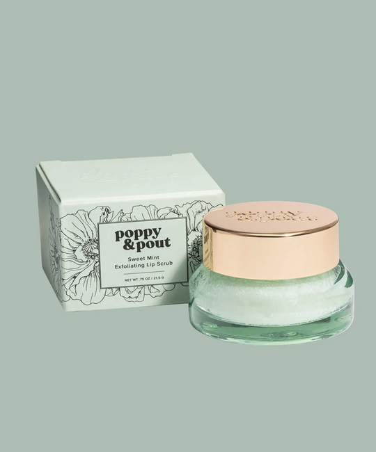Poppy & Pout - PAP 100% Natural Sweet Mint Lip Scrub