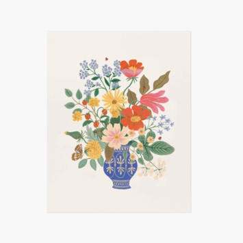 Rifle Paper Co - RP Rifle Paper Co - Strawberry Fields Bouquet Print, 8x10