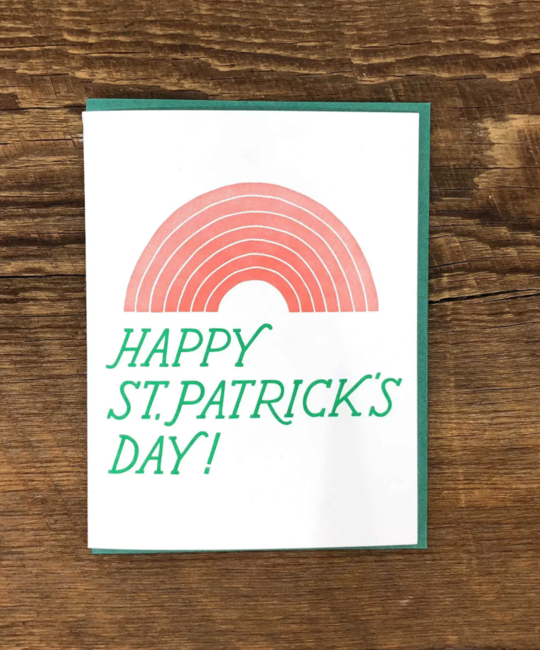 Noteworthy Paper and Press - NPP St. Patrick's Day Rainbow Card