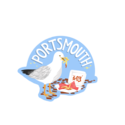 Gus and Ruby Letterpress - GR 603 Seagull Sticker