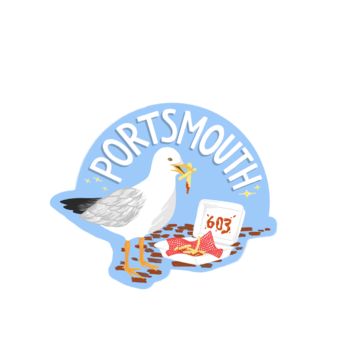 Gus and Ruby Letterpress - GR 603 Seagull Sticker