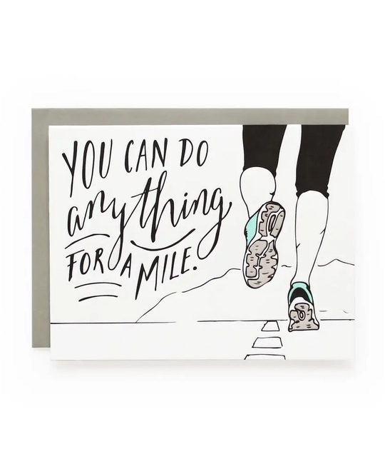 Wild Ink Press - WI Anything For A Mile Run Card