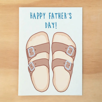 Gold Teeth Brooklyn - GTB Dad Sandals Father's Day Card