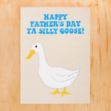 Gold Teeth Brooklyn - GTB Silly Goose Dad Father's Day Card