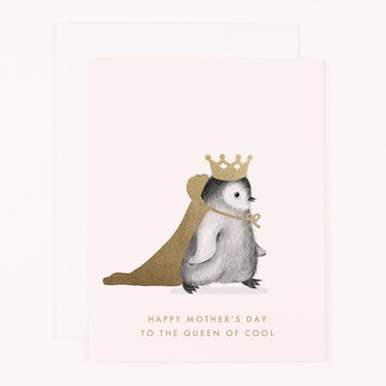 Dear Hancock - DH Dear Hancock - Queen of Cool Penguin Mother's Day Card