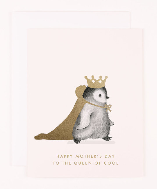 Dear Hancock - DH Dear Hancock - Queen of Cool Penguin Mother's Day Card