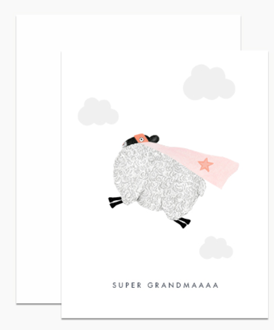 Dear Hancock - DH Dear Hancock - Super Grandmaaaaa Sheep Card