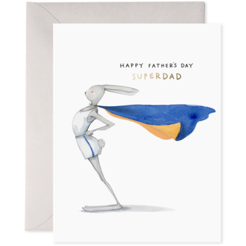 E. Frances Paper Studio - EF E. Frances - Superdad Bunny Father's Day Card