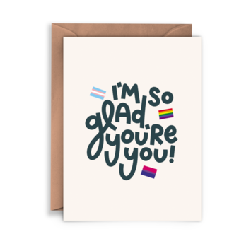 Twentysome Design - TD Twentysome Design- Glad You're You Card