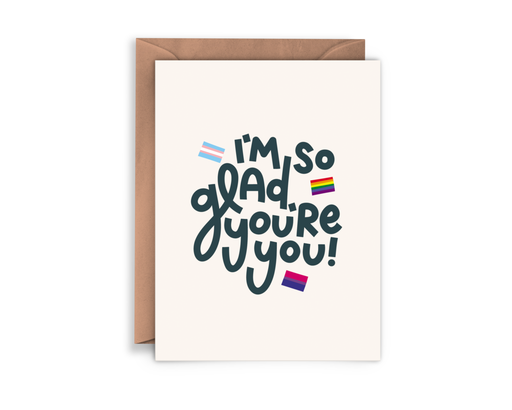 Twentysome Design - TD Twentysome Design- Glad You're You Card