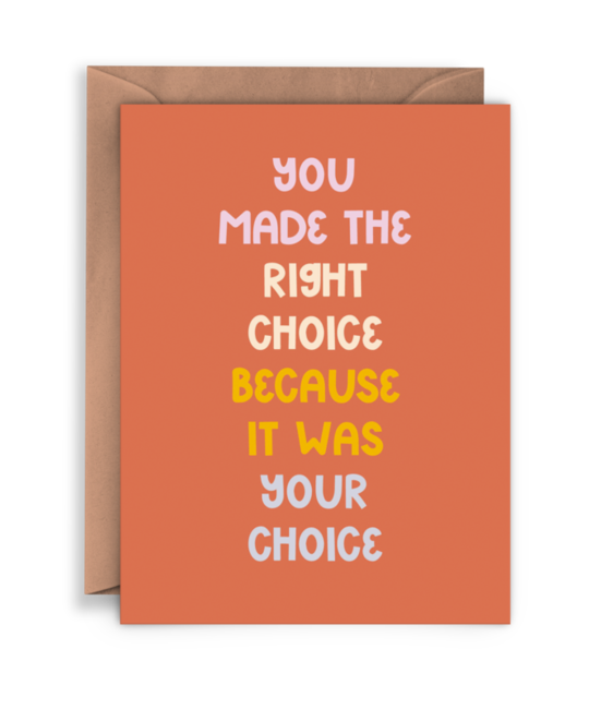 Twentysome Design - TD Twentysome Design- Your Choice Card