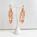 Bluma Project - BLP Bluma Project- Batik Beaded Earring Pink