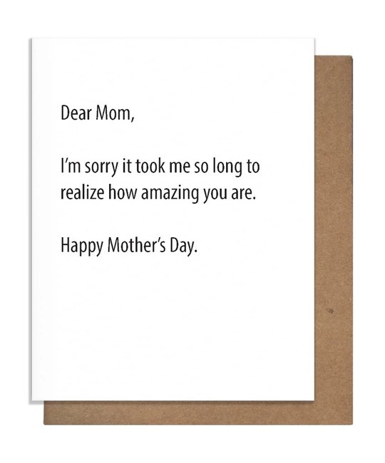 The Matt Butler (Pretty Alright Goods)  - TMB Amazing Mom Mother's Day Card