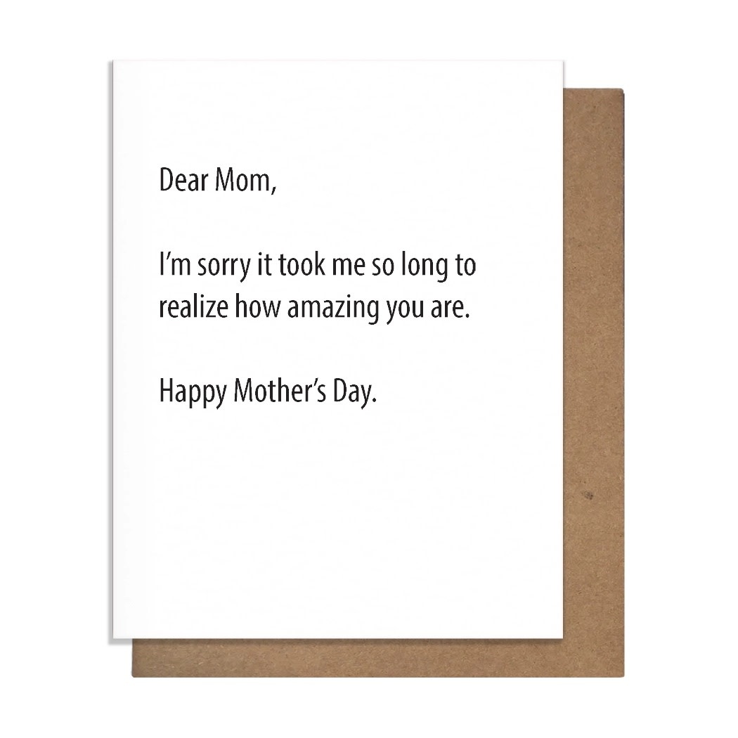The Matt Butler (Pretty Alright Goods)  - TMB Amazing Mom Mother's Day Card