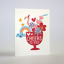 Fugu Fugu Press - FF Cheers to You Fancy Drink Congratulations Card