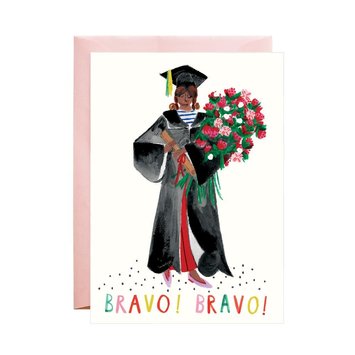 Mr. Boddington's Studio - MB MBGCGR0012 - Bravo! Roses for the Graduate Card