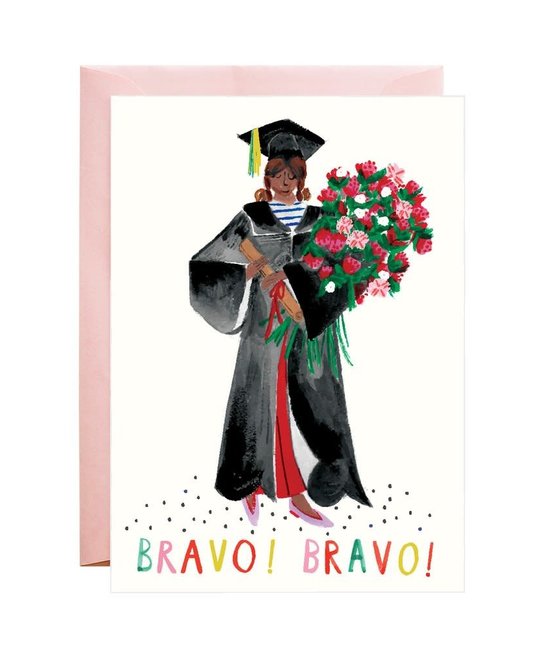 Mr. Boddington's Studio - MB MBGCGR0012 - Bravo! Roses for the Graduate Card
