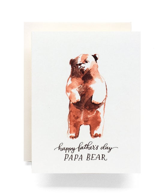 Antiquaria - AN Papa Bear Father's Day Card