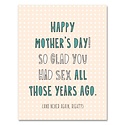 Near Modern Disaster - NMD Mother's Day Sex Card