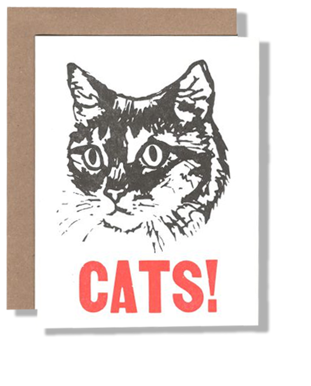 Power and Light Letterpress - PLL Cats! Greeting Card