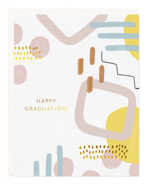 Ramona and Ruth - RR Happy Graduation Abstract Card