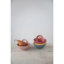 Creative Co-Op - CCO Stoneware Berry Bowl with Handle | 4 Colors