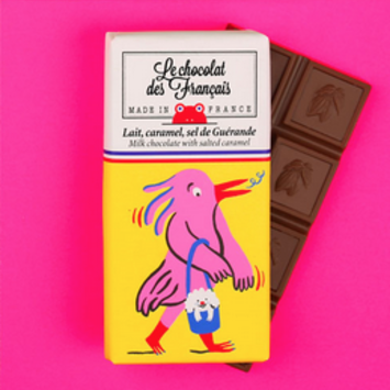 Le Chocolat des Francais - LCF Le Chocolat des Francais - Mini Bird, Milk Chocolate & Salted Caramel