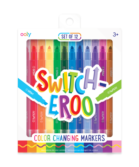 OOLY - OO Switch-eroo color changing markers (set of 12)