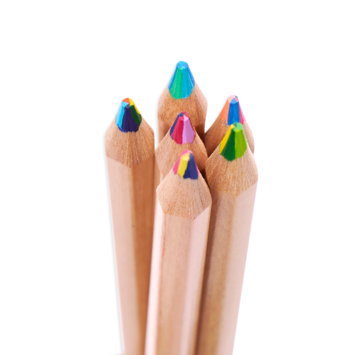 OOLY - OO Kaleidoscope Multi-Colored Pencil Set of 6