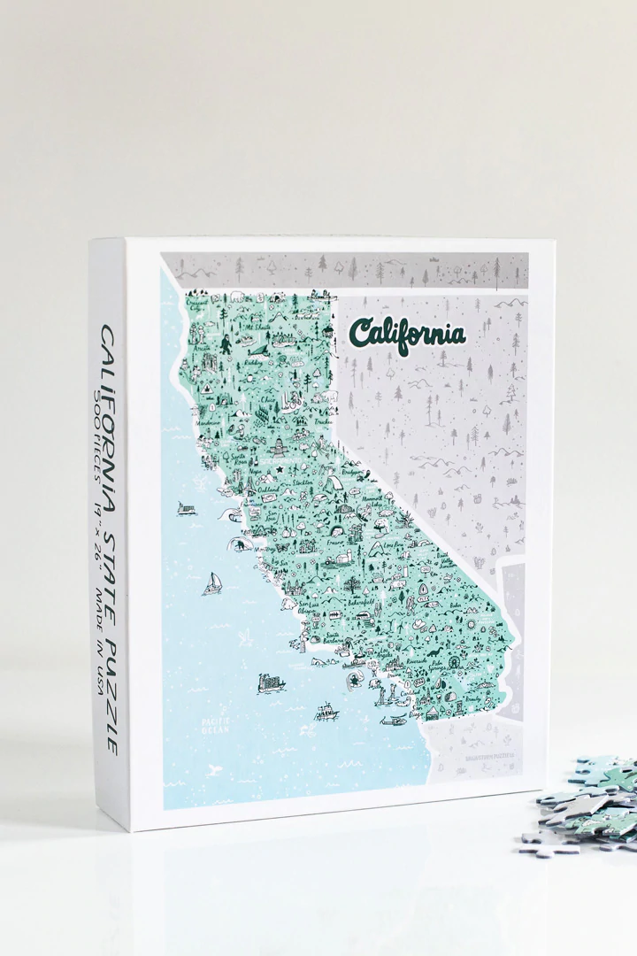 Brainstorm Print and Design - BS Brainstorm Print and Design- California State 500 Piece Puzzle