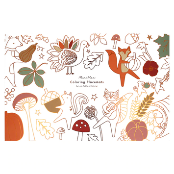 Meri Meri - MEM Meri Meri - Thanksgiving Coloring Placemats