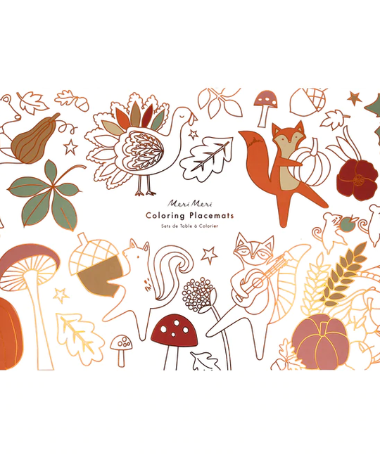 Meri Meri - MEM Meri Meri - Thanksgiving Coloring Placemats