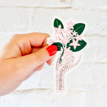 New Hampshire State Flower Sticker – Gingiber