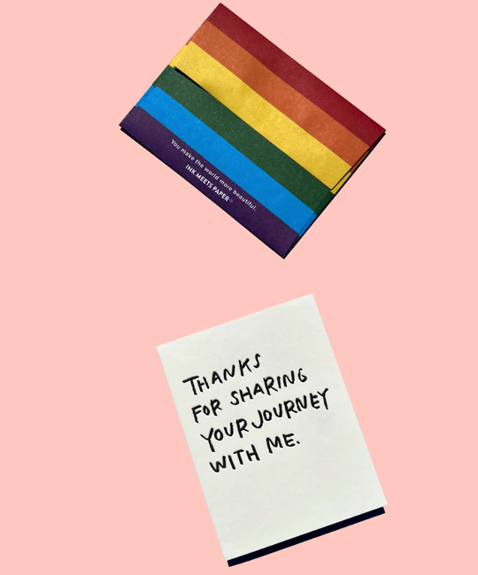 Ink Meets Paper - IMP Sharing Your Journey, Pride Card